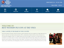 Tablet Screenshot of innatthevines.com
